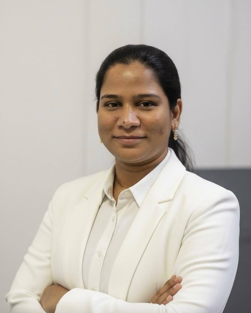 Eva Kubendran Amos portrait